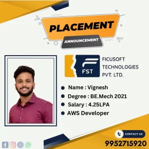 Success Stories 23 Vignesh