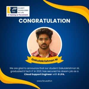 Success Stories 3 Gokulakrishnan M