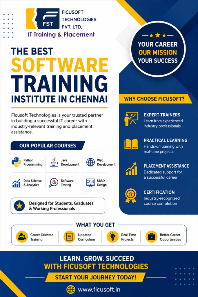 Best software training institute in chennai