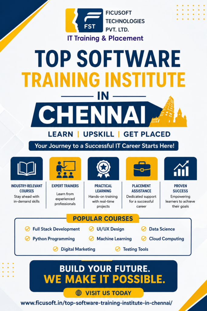 Top software training institute in chennai